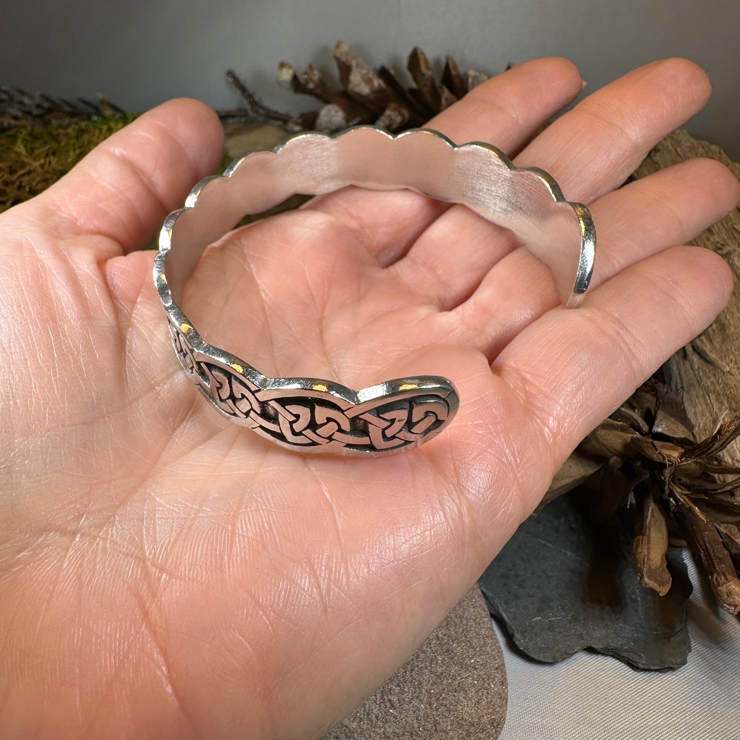 Harmony Celtic Weave Bracelet — view 3