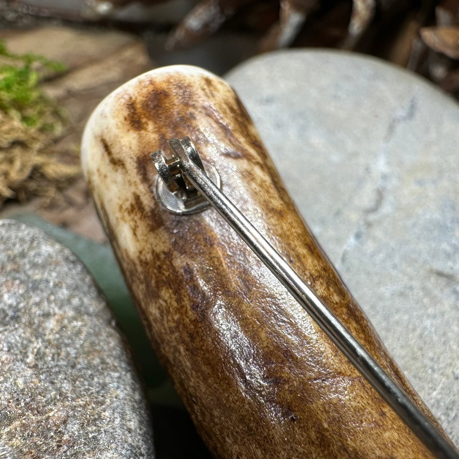 Stag Antler Kilt Pin - Handmade in Scotland