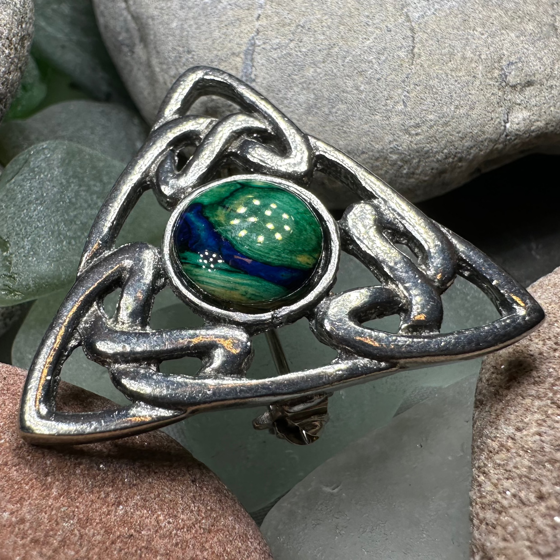 Heathergems Pictish Celtic Knot Brooch - Handmade in Scotland — view 4