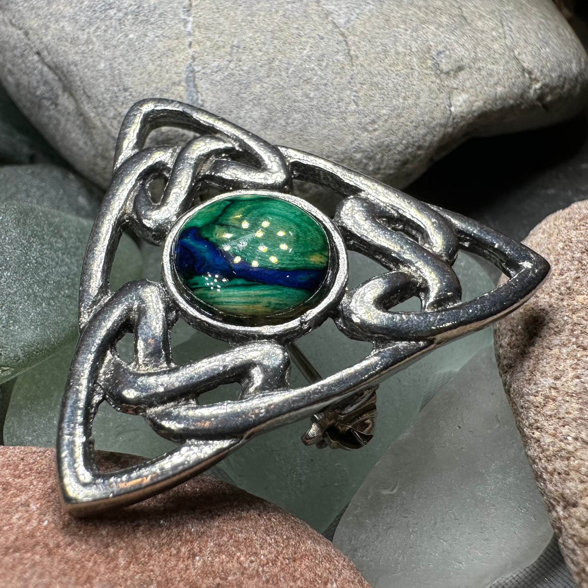 Heathergems Pictish Celtic Knot Brooch - Handmade in Scotland — view 8