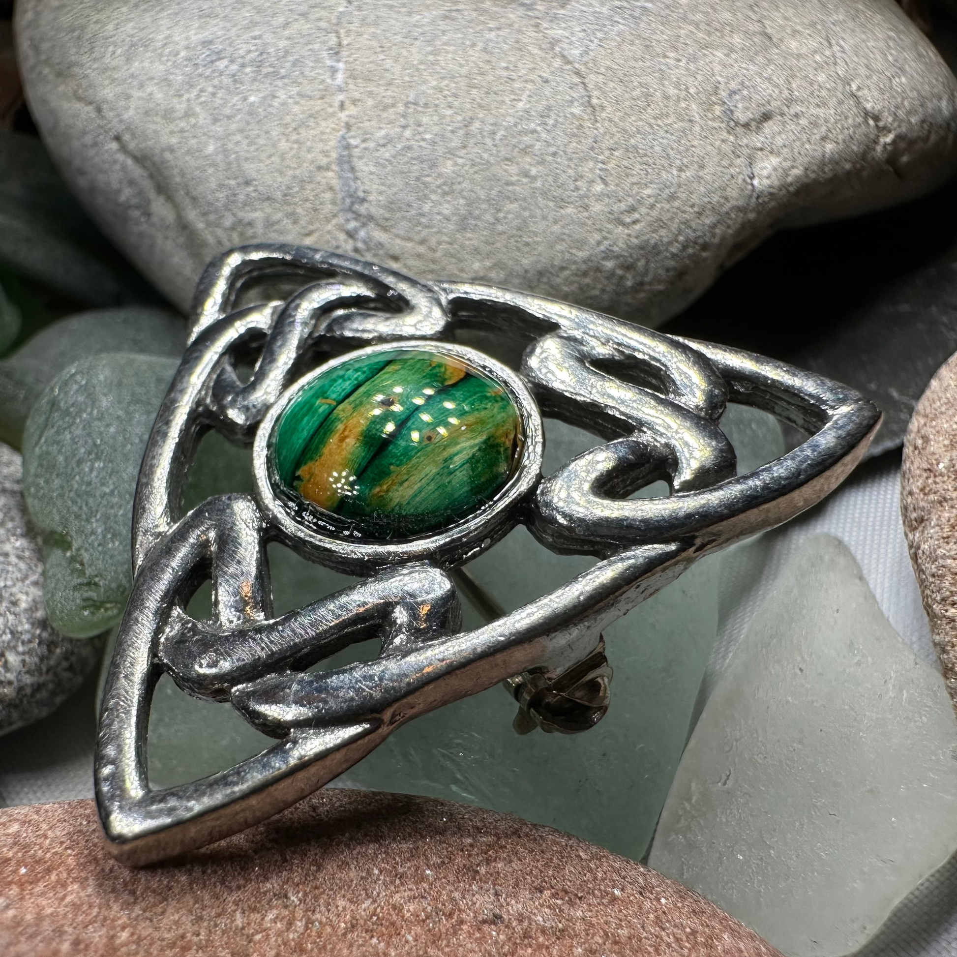 Heathergems Pictish Celtic Knot Brooch - Handmade in Scotland — view 9