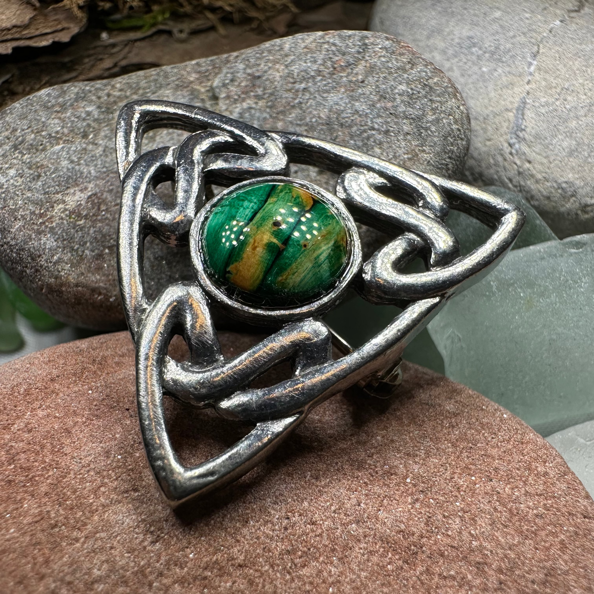 Heathergems Pictish Celtic Knot Brooch - Handmade in Scotland — view 3