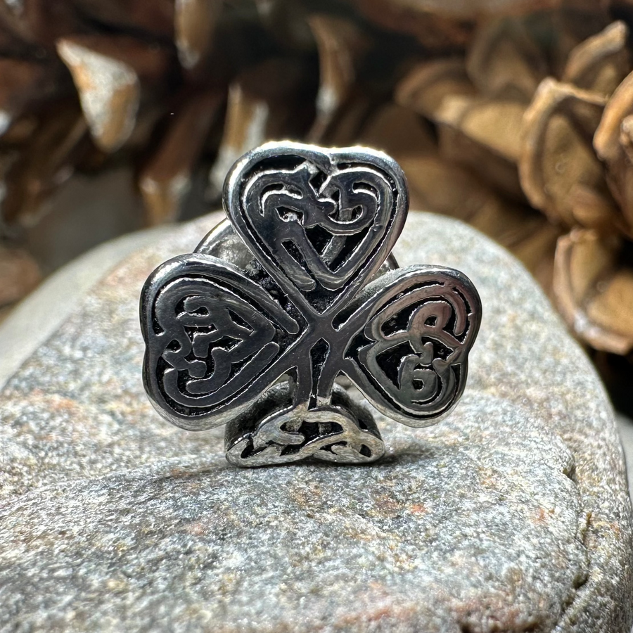 Celtic Irish Shamrock Lapel Pin