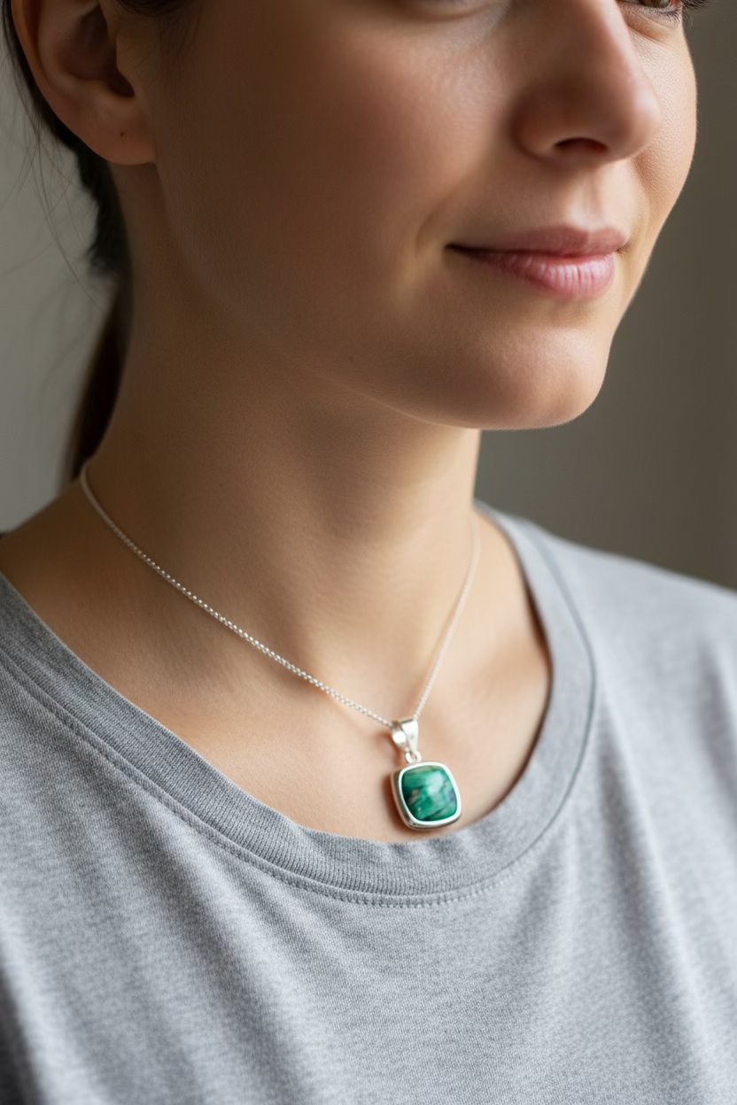 Mira Heathergems Celtic Necklace - Handmade in Scotland — view 12