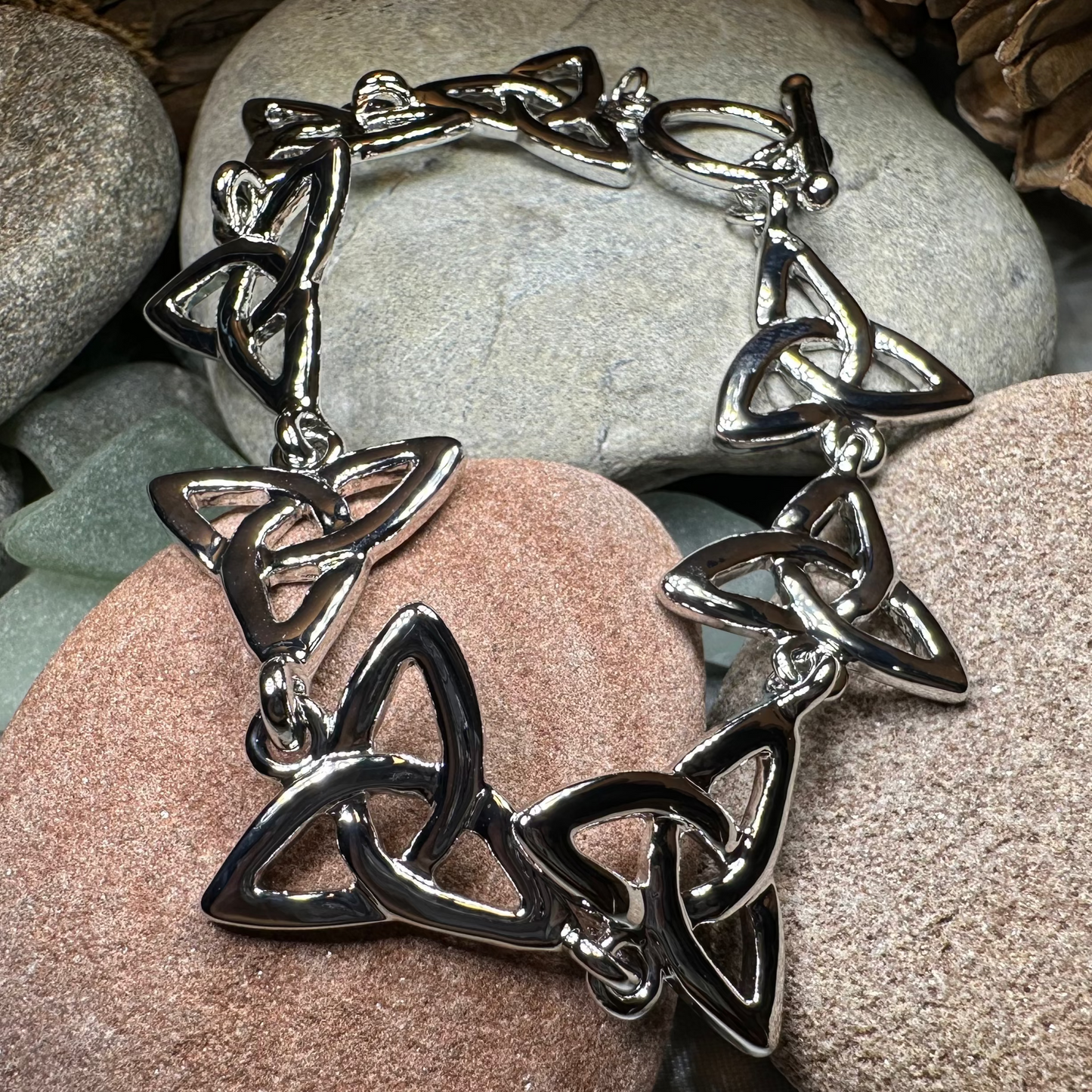 Eire Trinity Knot Bracelet — view 7