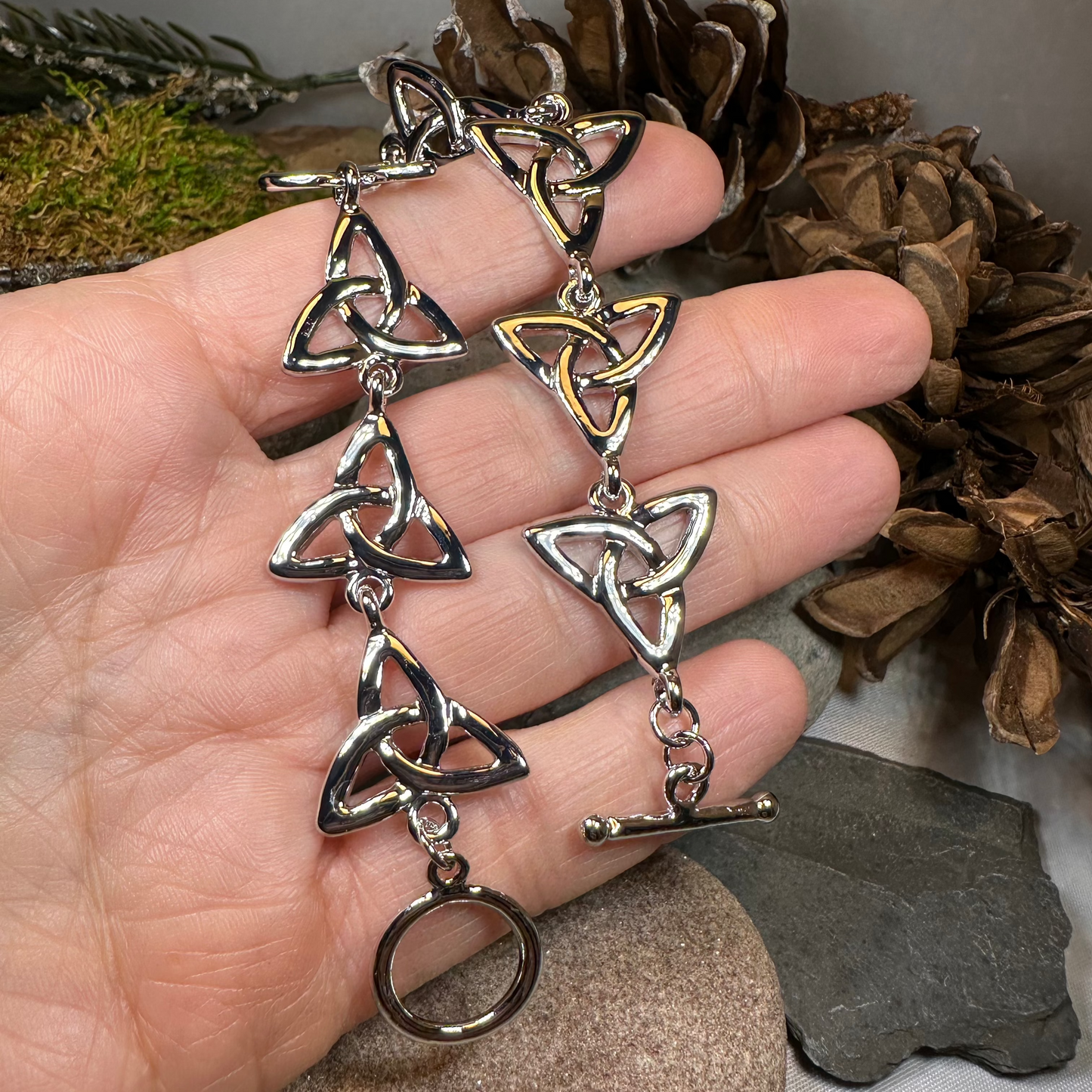 Eire Trinity Knot Bracelet — view 5