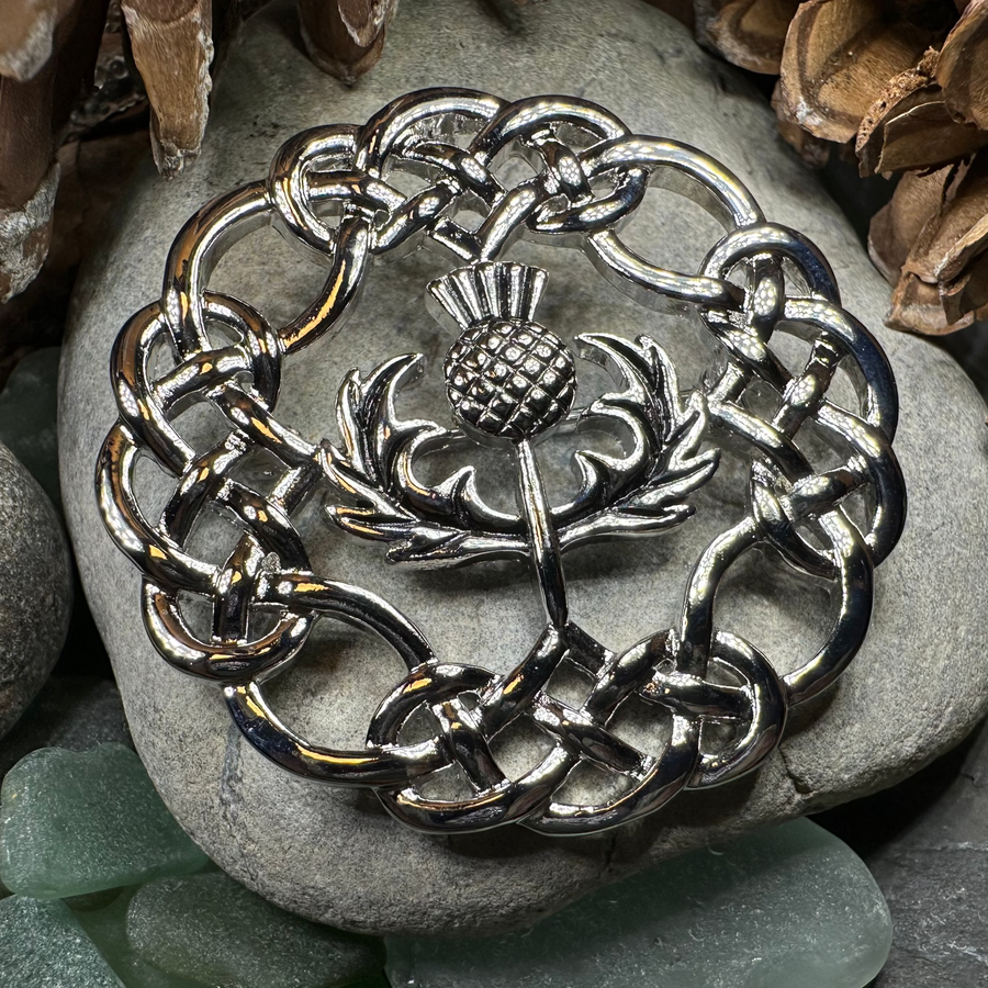 Scottish Thistle Brooch