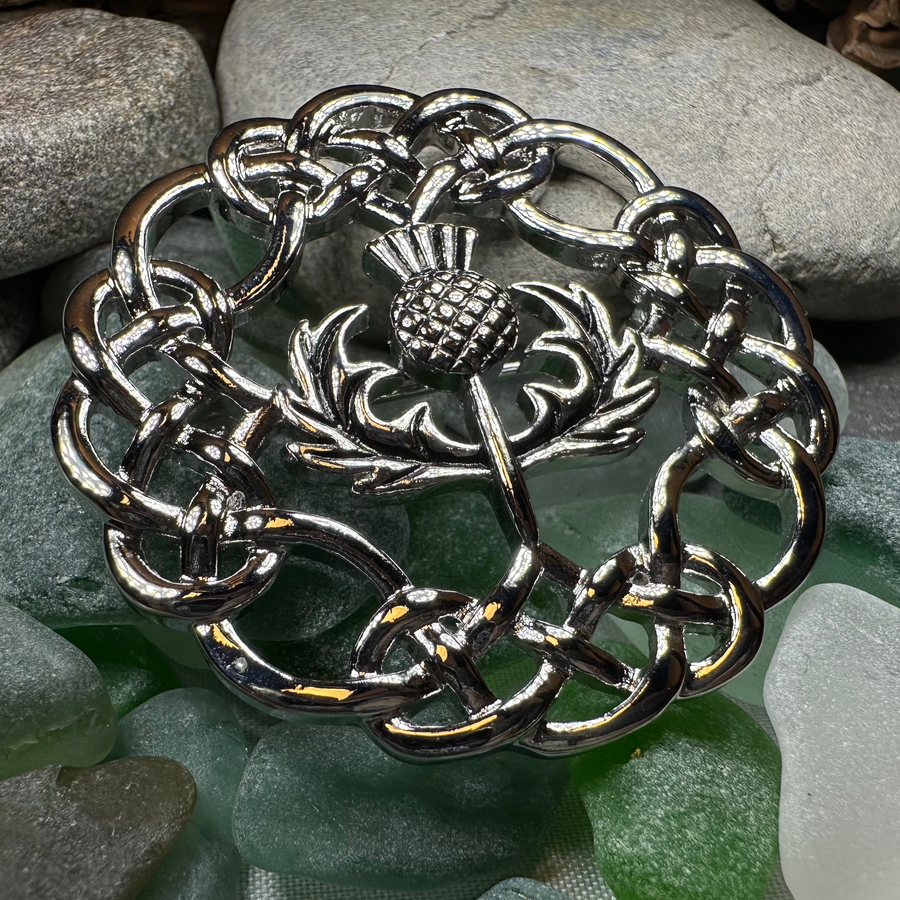 Scottish Thistle Brooch