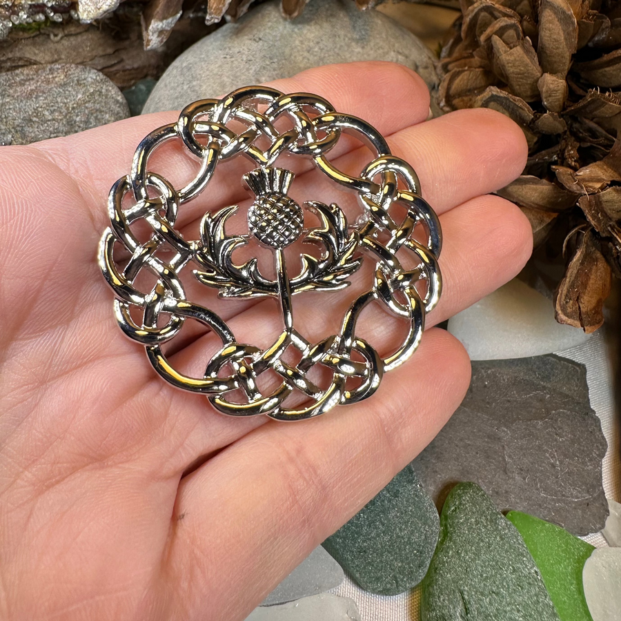 Scottish Thistle Brooch