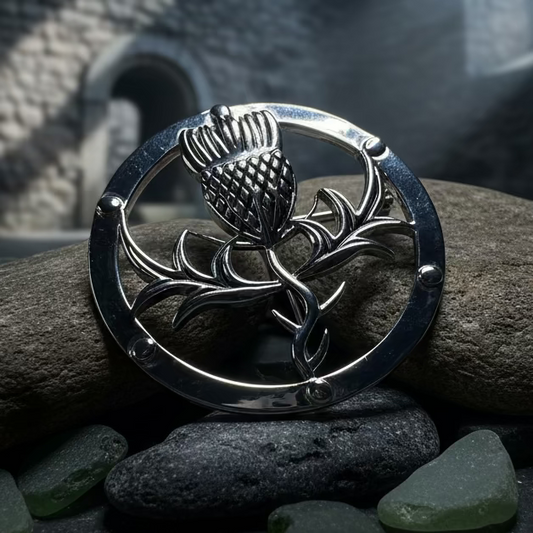 Scotland Thistle Brooch