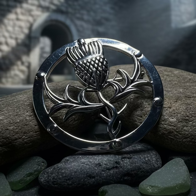 Scotland Thistle Brooch