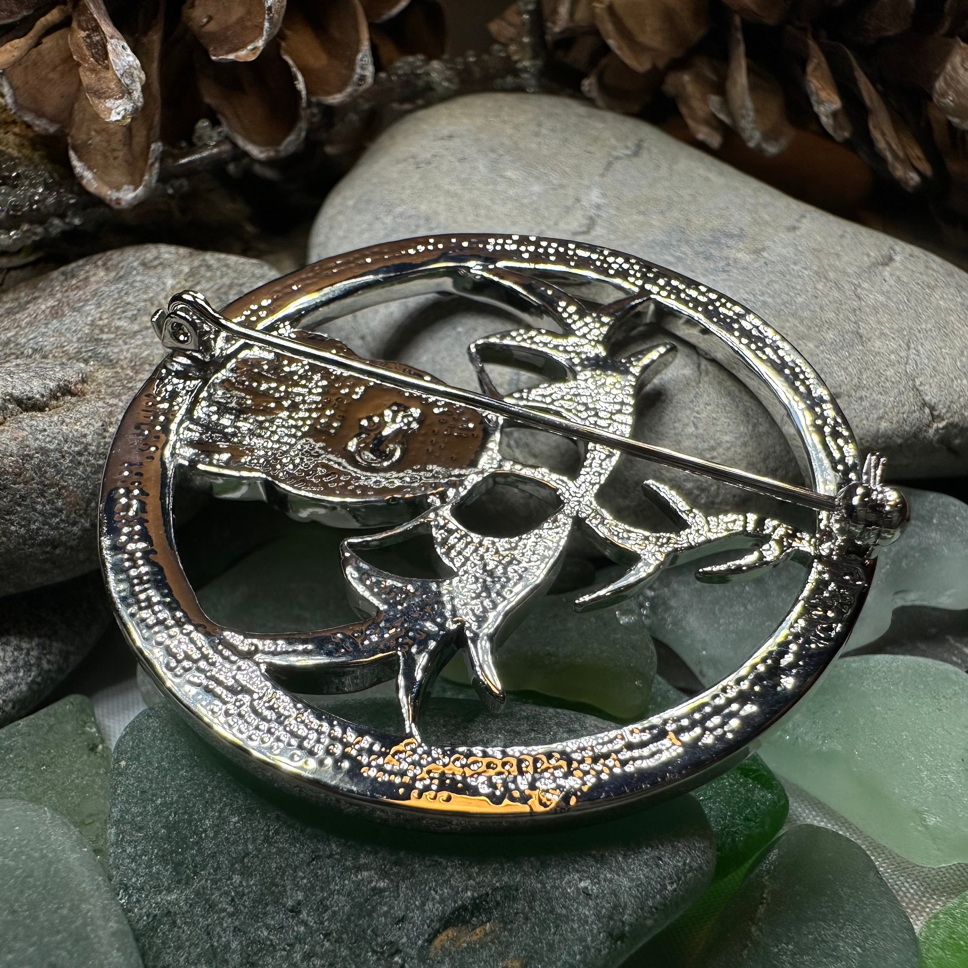 Scotland Thistle Brooch — view 6
