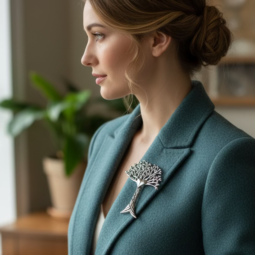 Celtic Tree of Life Brooch — view 2