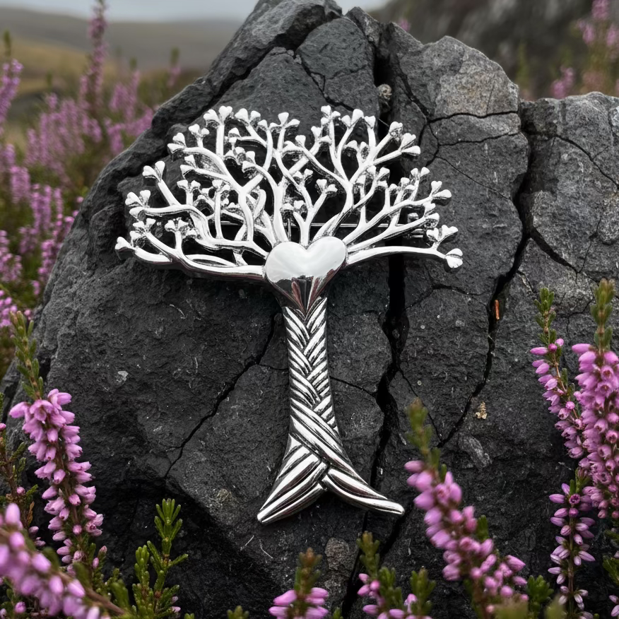Celtic Tree of Life Brooch