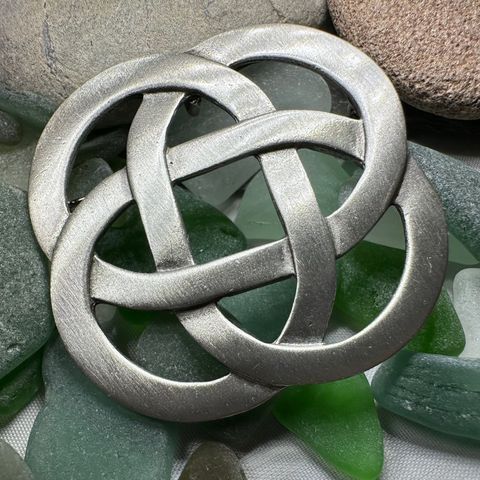 Load image into Gallery viewer, Celtic Dara Knot Brooch
