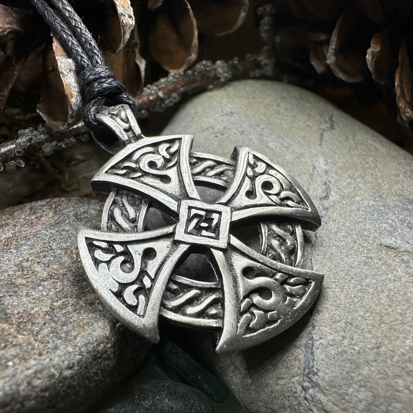 Destiny Celtic Cross Necklace — view 4