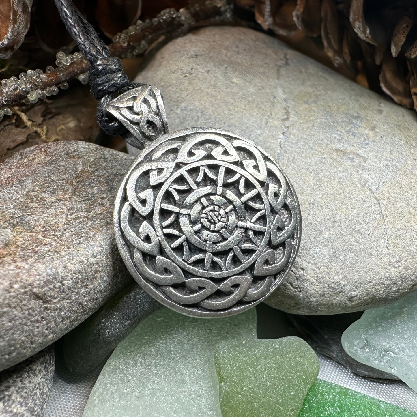 Celtic Eternity Knot Necklace — view 2