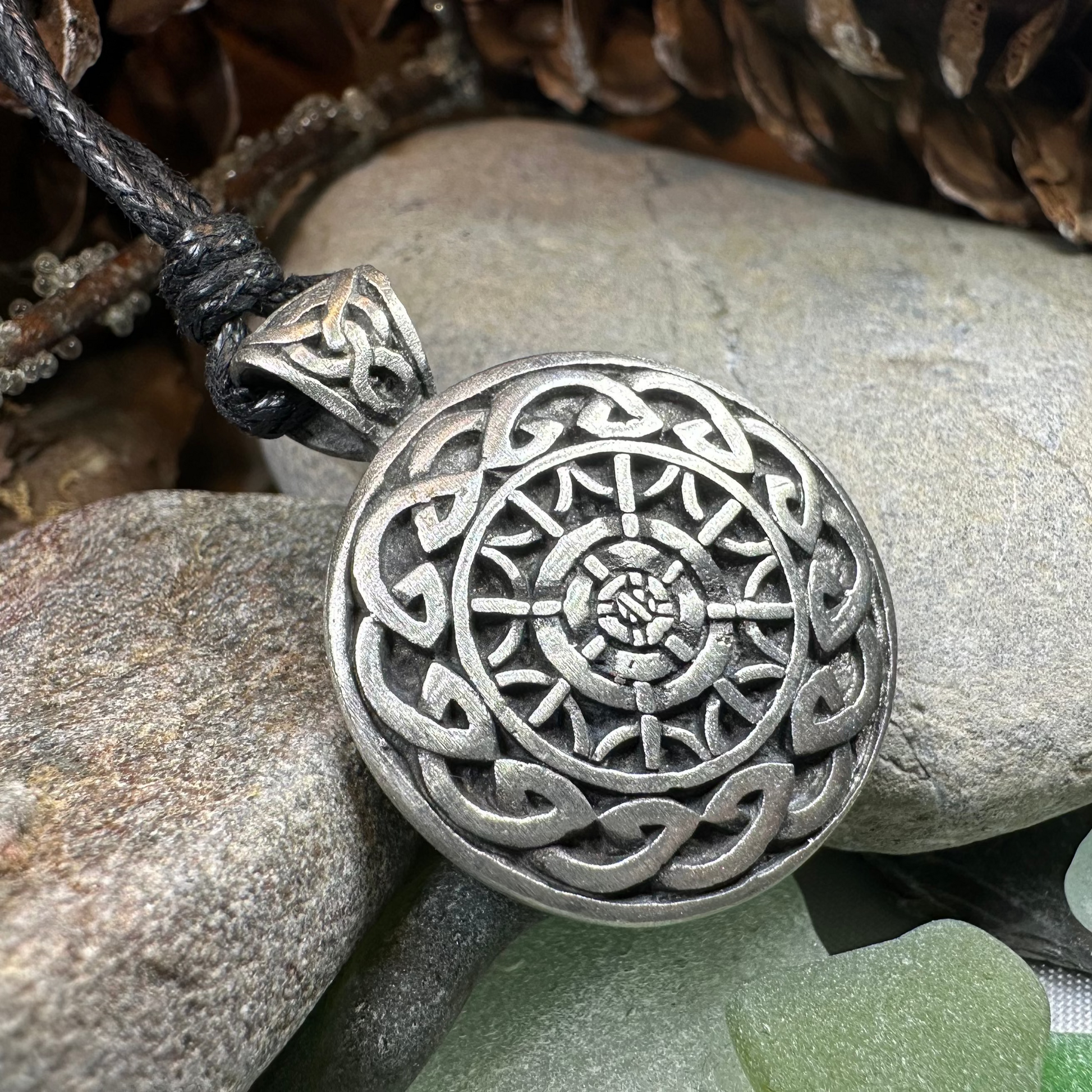 Celtic Eternity Knot Necklace — view 6