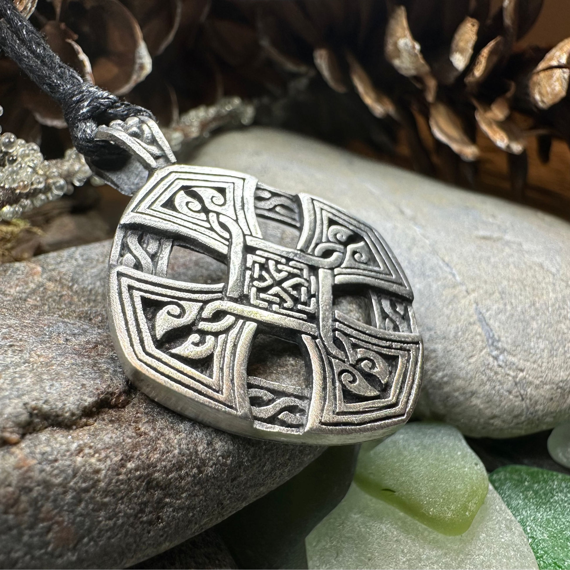 Eternity Celtic Cross Necklace — view 2