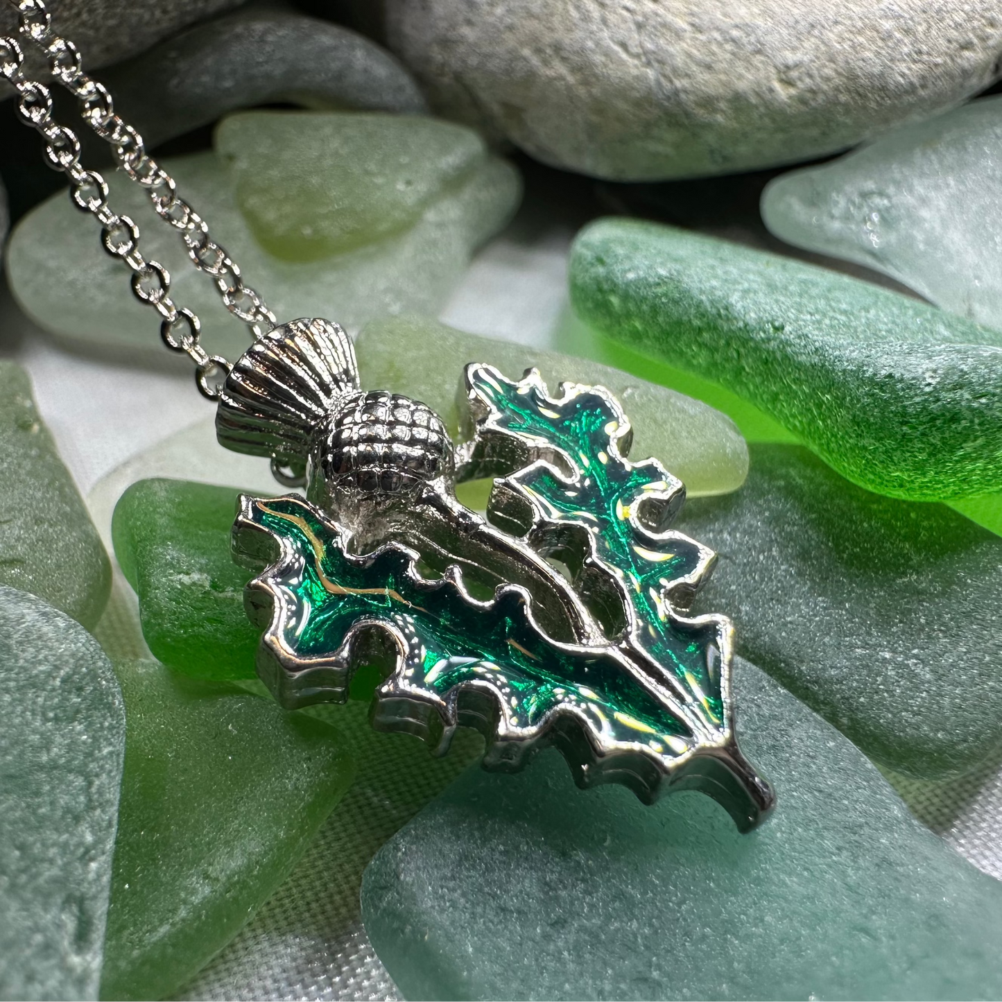 Annis Thistle Necklace — view 2