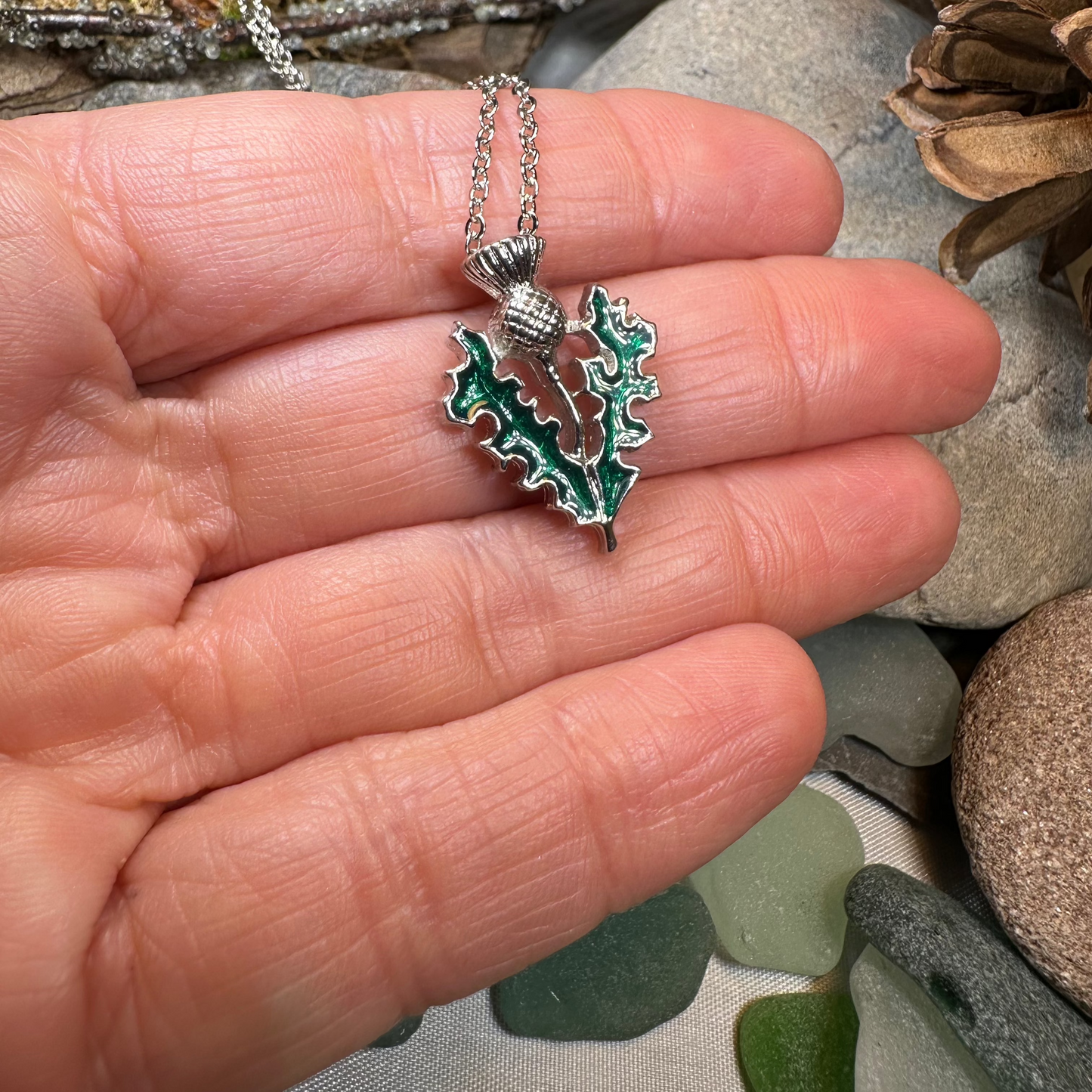 Annis Thistle Necklace — view 4