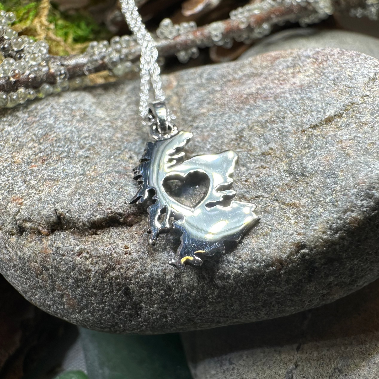 Scotland Map Necklace — view 6