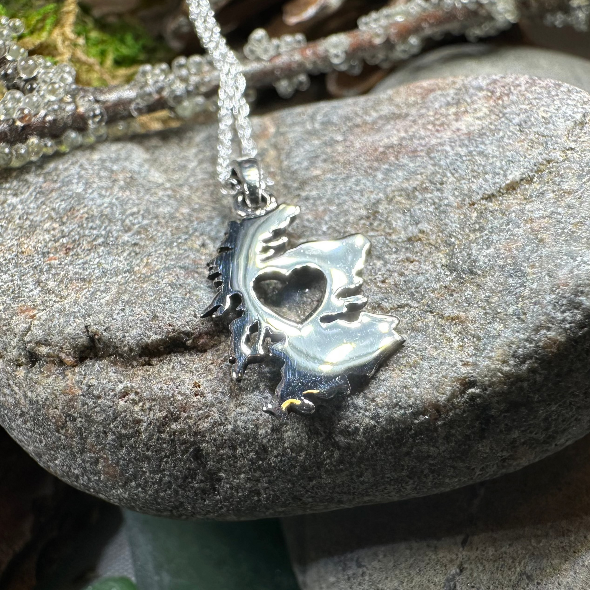 Scotland Map Necklace — view 6