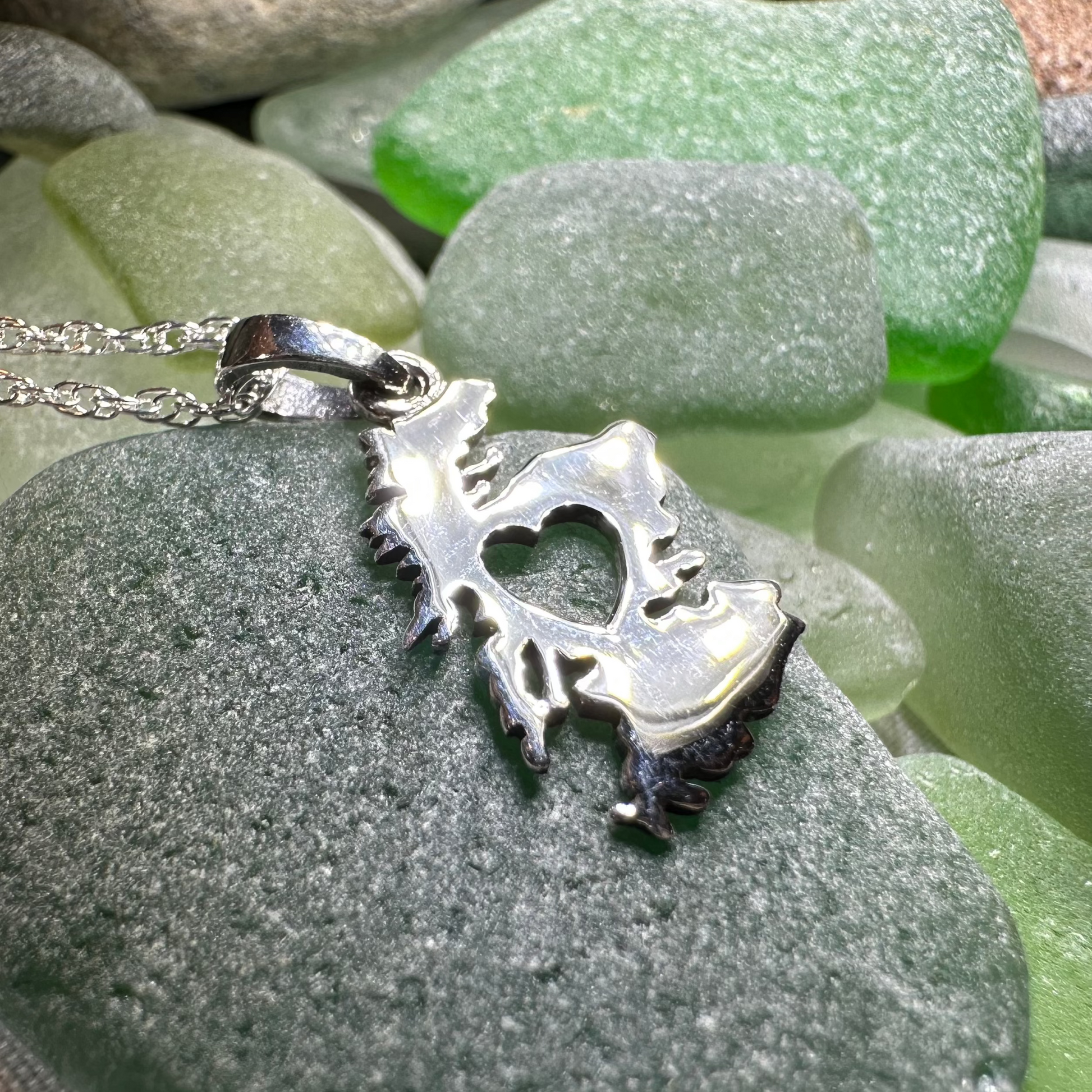 Scotland Map Necklace — view 3