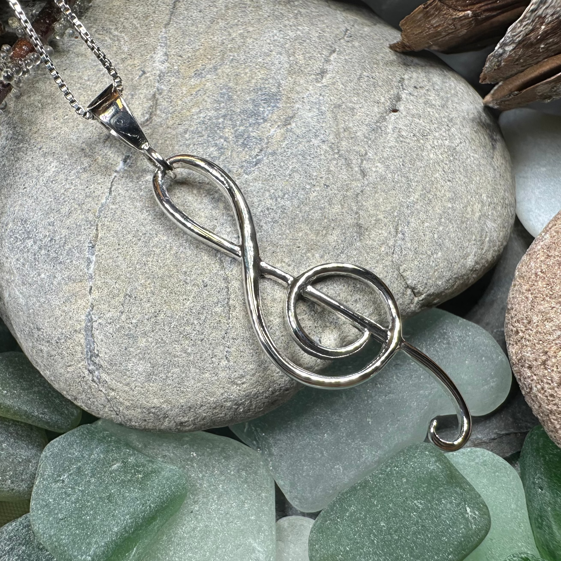Music Note Artisan Necklace — view 6