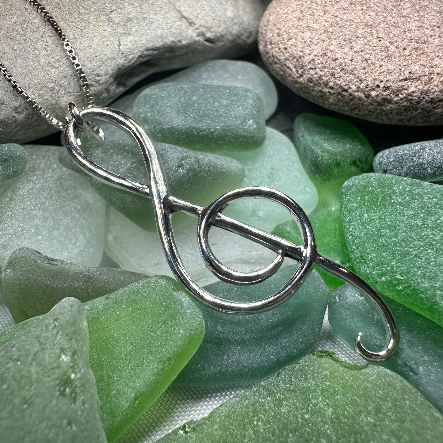 Music Note Artisan Necklace — view 3