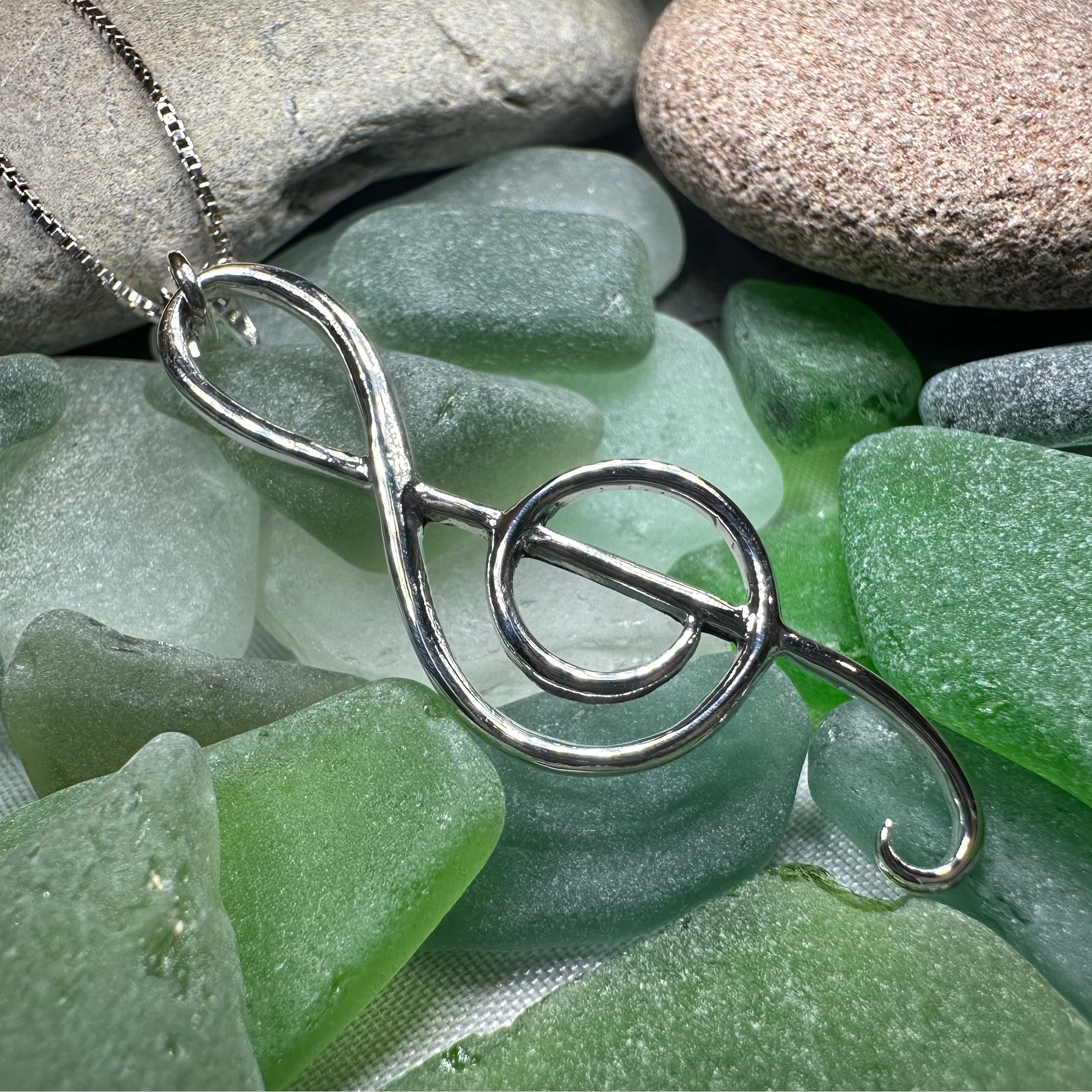 Music Note Artisan Necklace — view 3