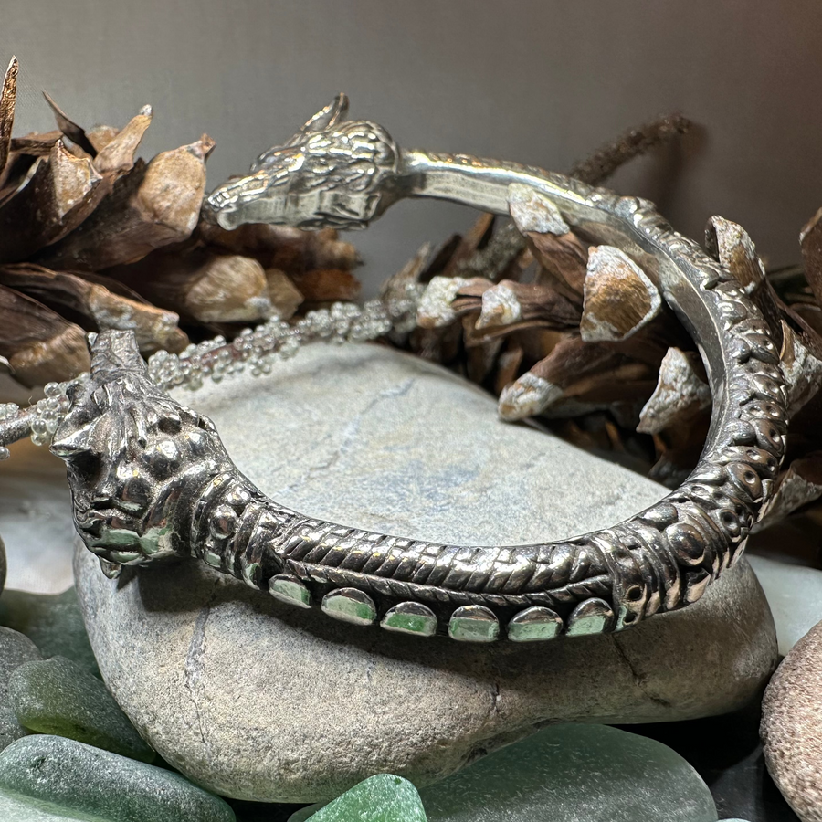 Celtic Wolf Torc Bracelet