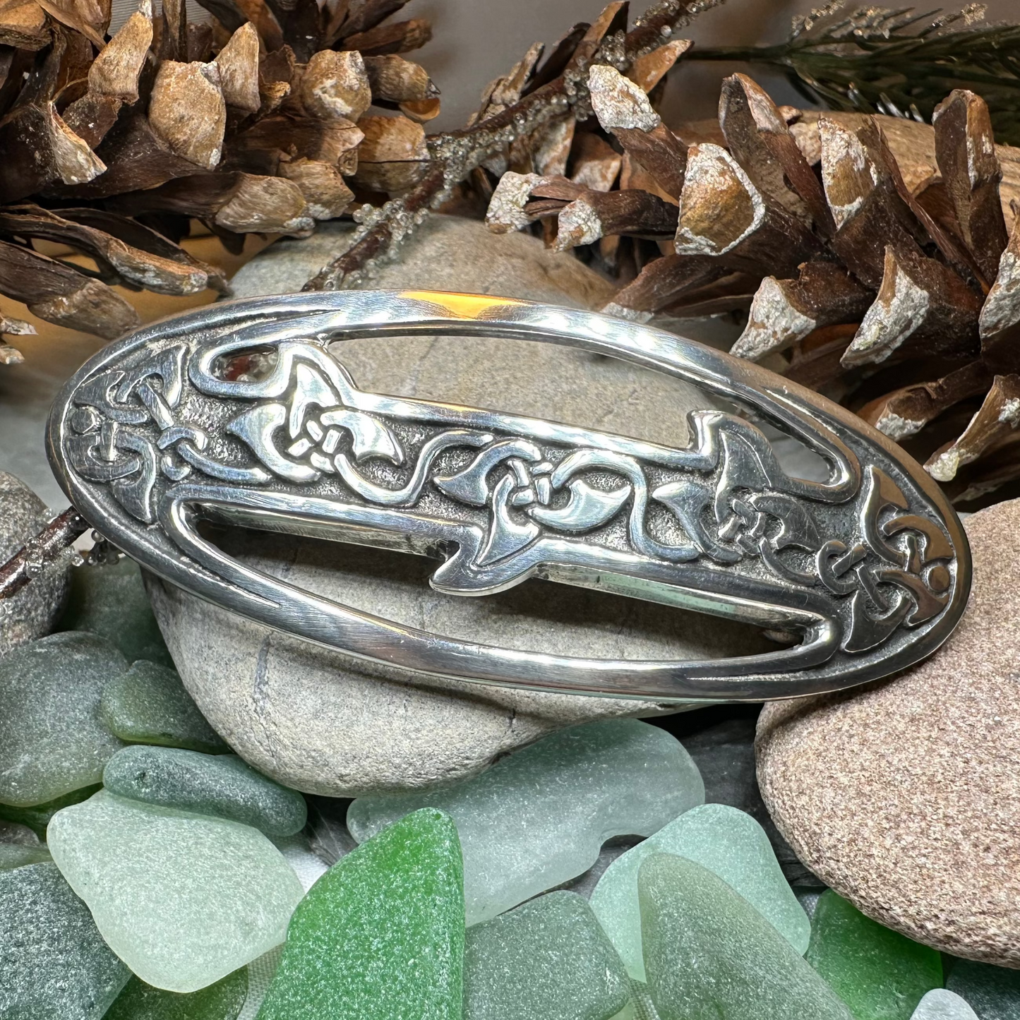 Journey Celtic Knot Hair Clip for Women — view 8