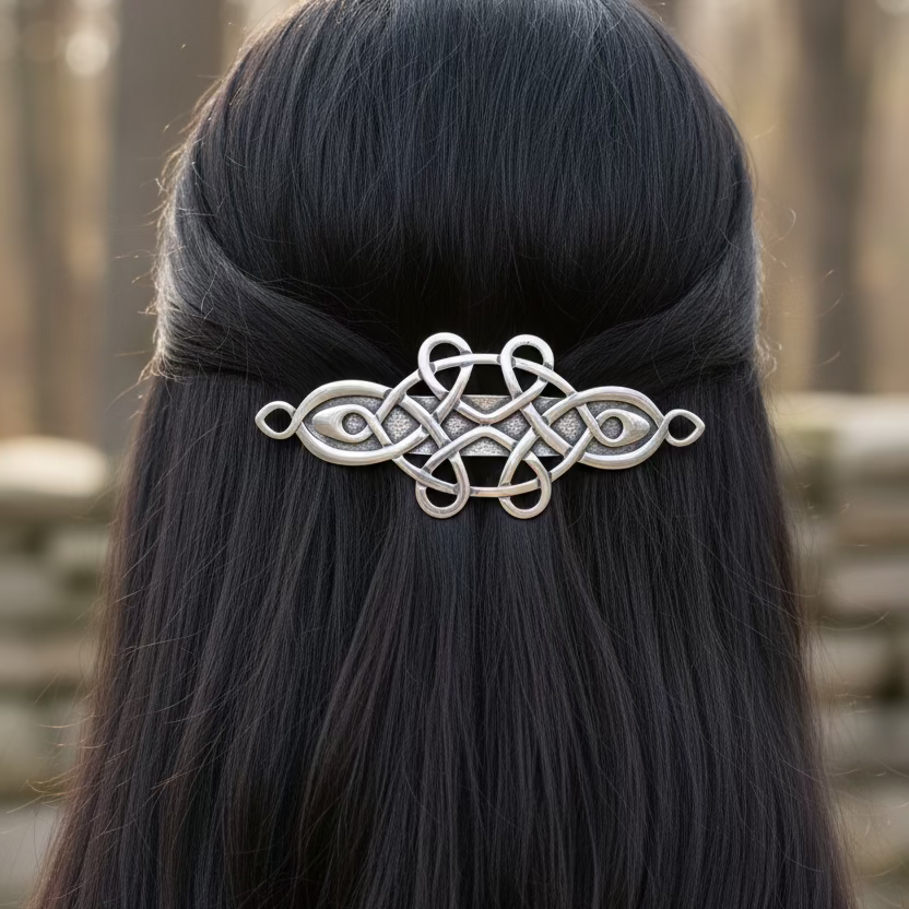 Celtic Love Knot Hair Clip for Women
