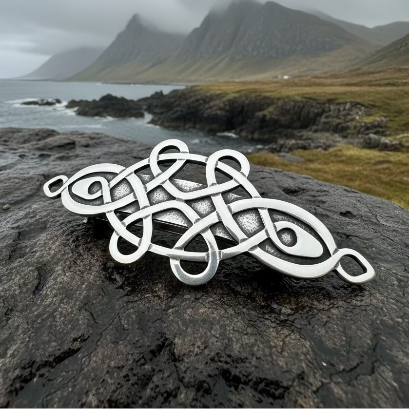 Celtic Love Knot Hair Clip for Women