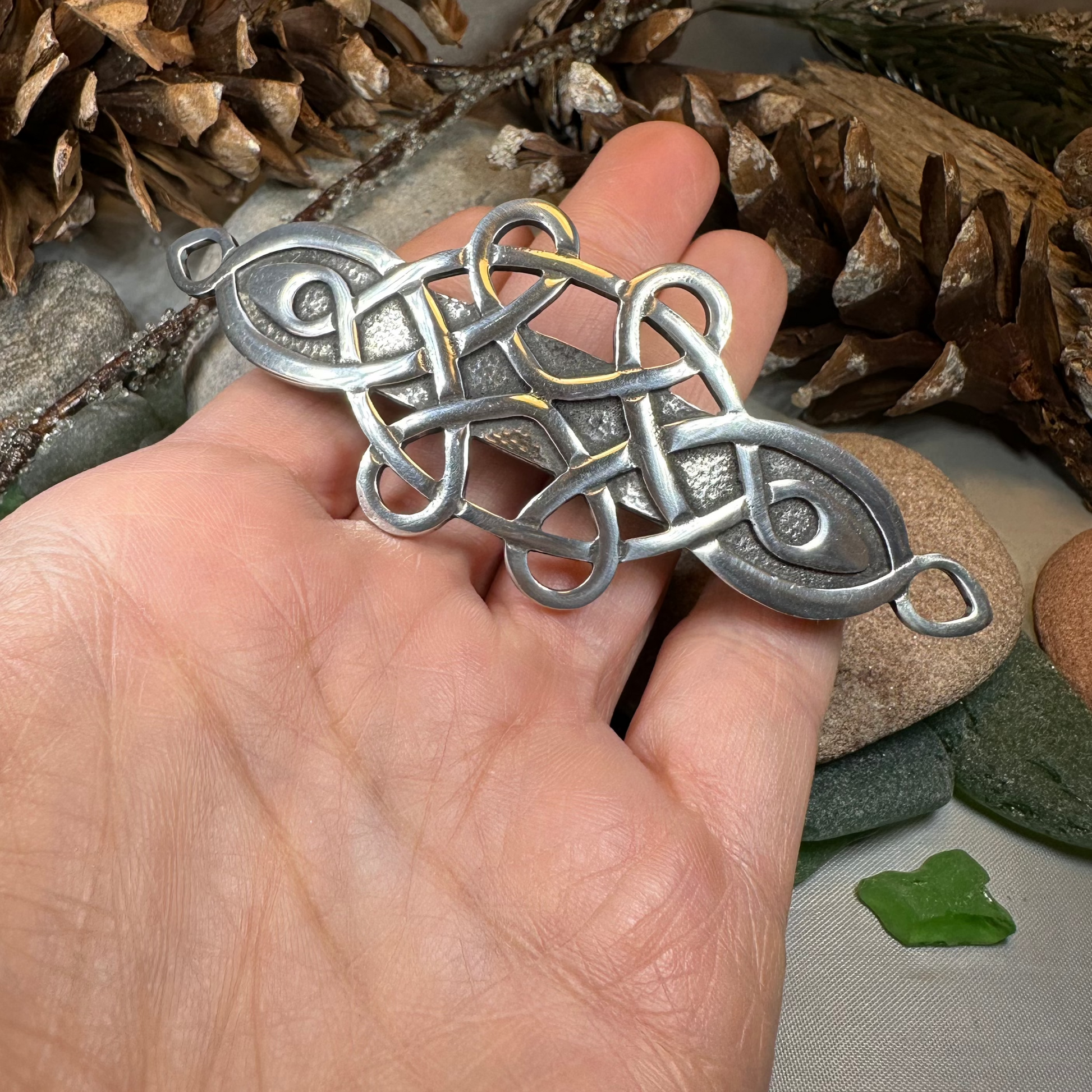 Celtic Love Knot Hair Clip for Women — view 6