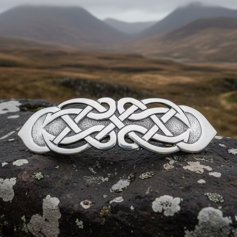 Load image into Gallery viewer, Celtic Trust Knot Hair Clip for Women
