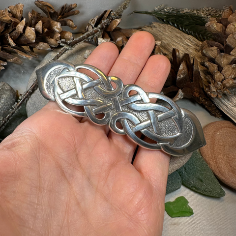 Load image into Gallery viewer, Celtic Trust Knot Hair Clip for Women
