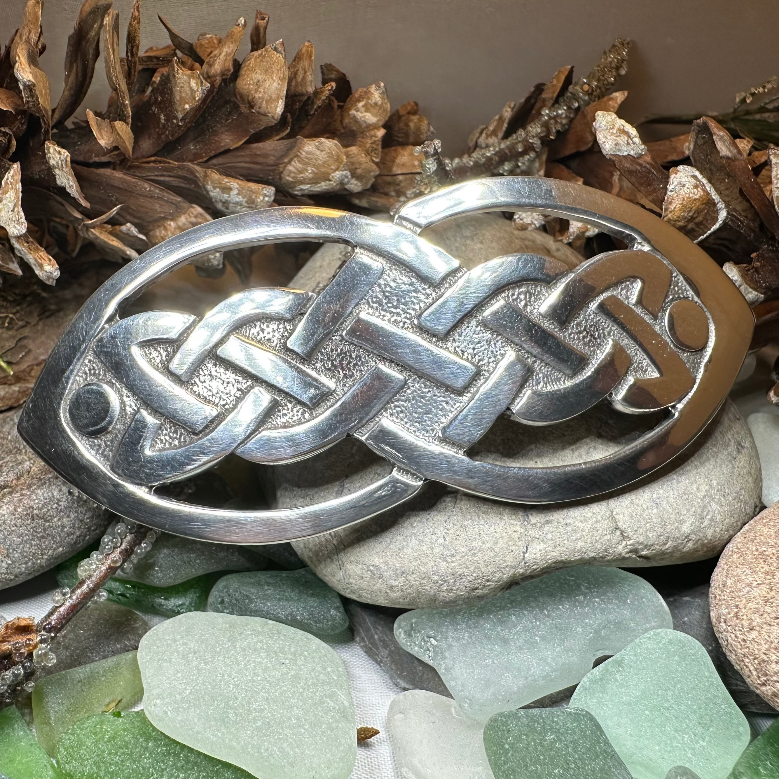 Amity Celtic Knot Hair Clip