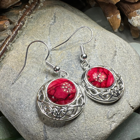 Load image into Gallery viewer, Heathergems Celtic Knot Earrings
