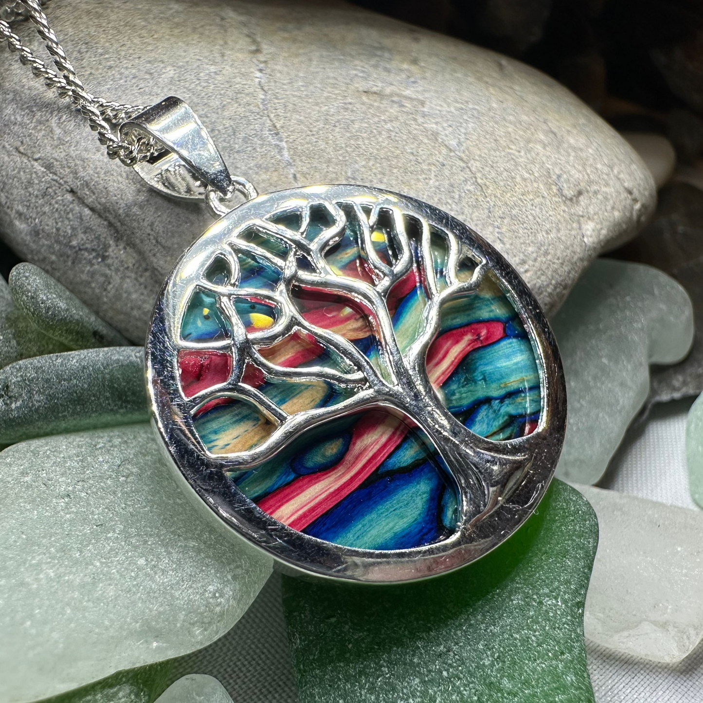 Heathergems Scottish Tree of Life Necklace - Handmade in Scotland