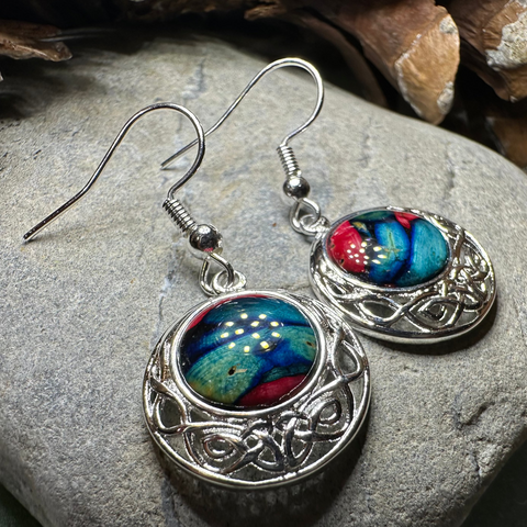 Load image into Gallery viewer, Heathergems Celtic Knot Earrings
