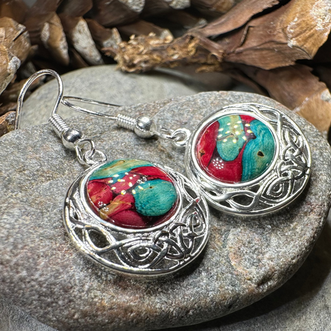 Load image into Gallery viewer, Heathergems Celtic Knot Earrings
