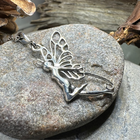 Load image into Gallery viewer, Celtic Meadow Fairy Necklace
