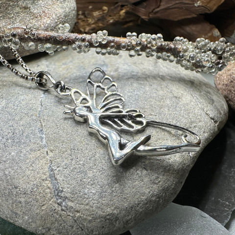 Load image into Gallery viewer, Celtic Meadow Fairy Necklace
