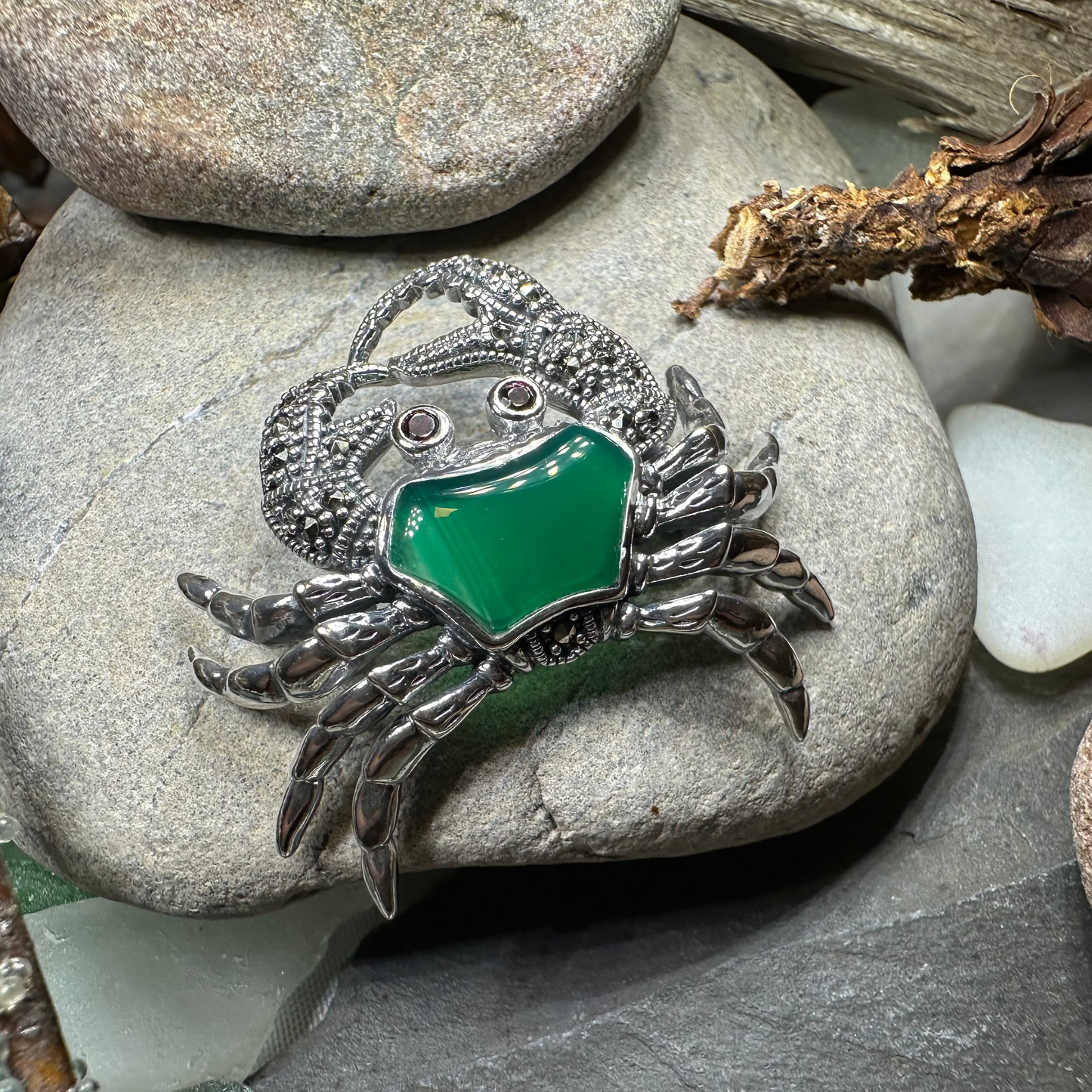 Deep Sea Crab Brooch — view 3