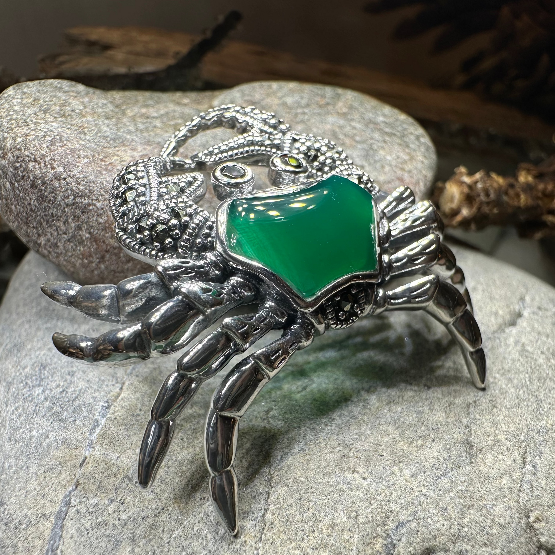 Deep Sea Crab Brooch — view 2