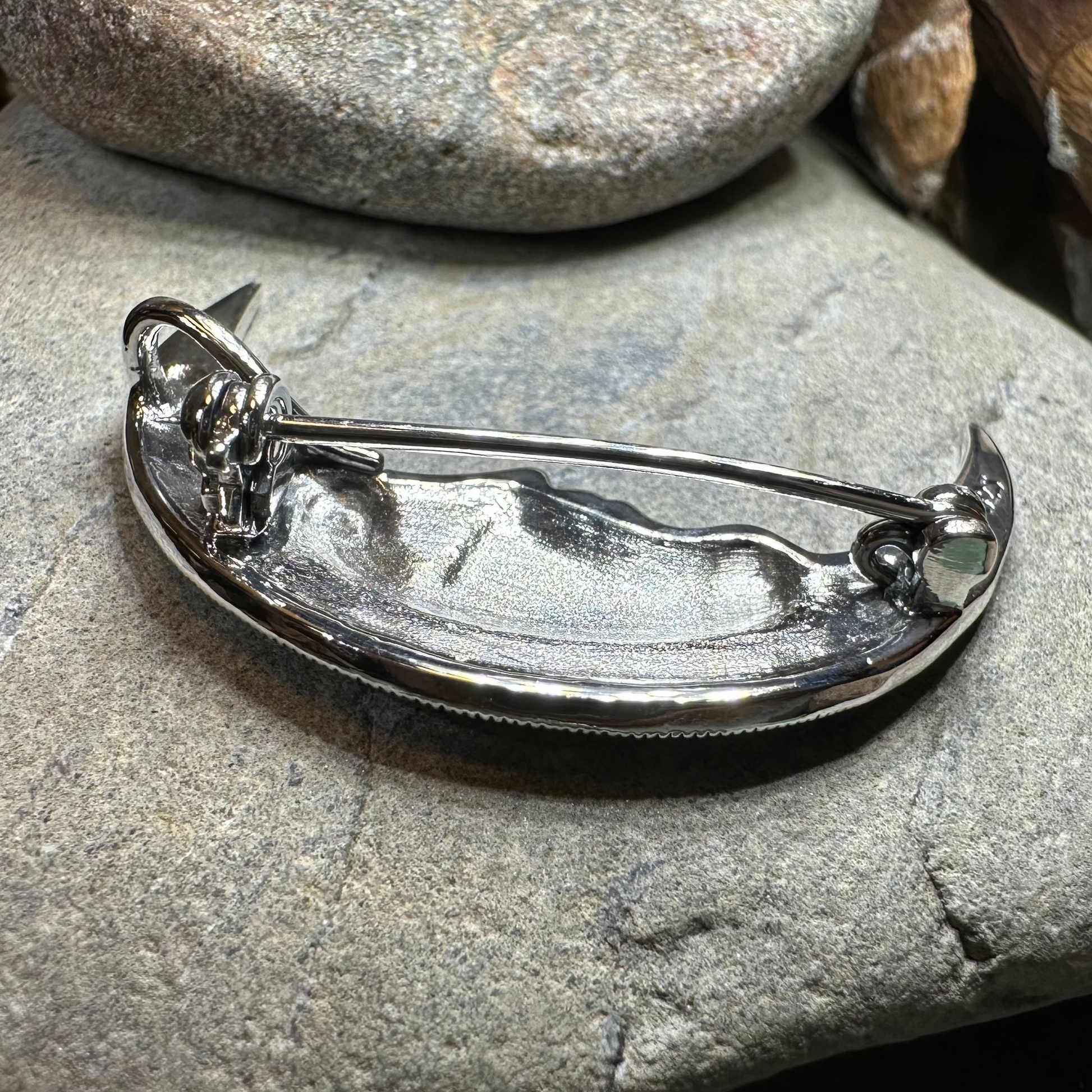 Midnight Goddess Moon Brooch — view 6