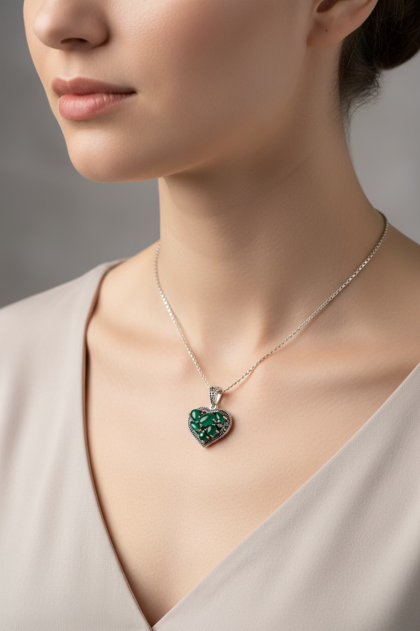 Timeless Heart Necklace — view 4