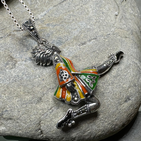 Load image into Gallery viewer, Traditional Irish Dancer Necklace
